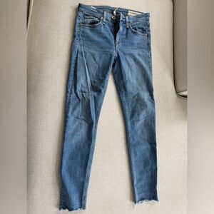 Rag & Bone Cate mid rise ankle skinny Jeans in Palmer